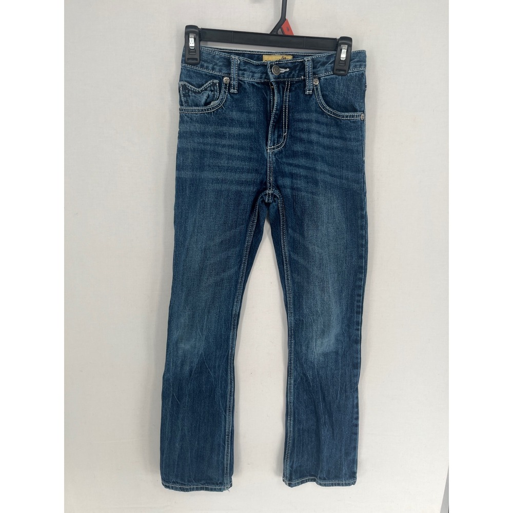 Wrangler 20X Jeans Boys Blue Denim Western Embroidered Pockets 25x27